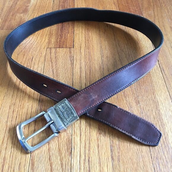 Levi’s Men’s Brown Leather Belt with Back Patch Logo Buckle | Size 34 - Picture 3 of 7